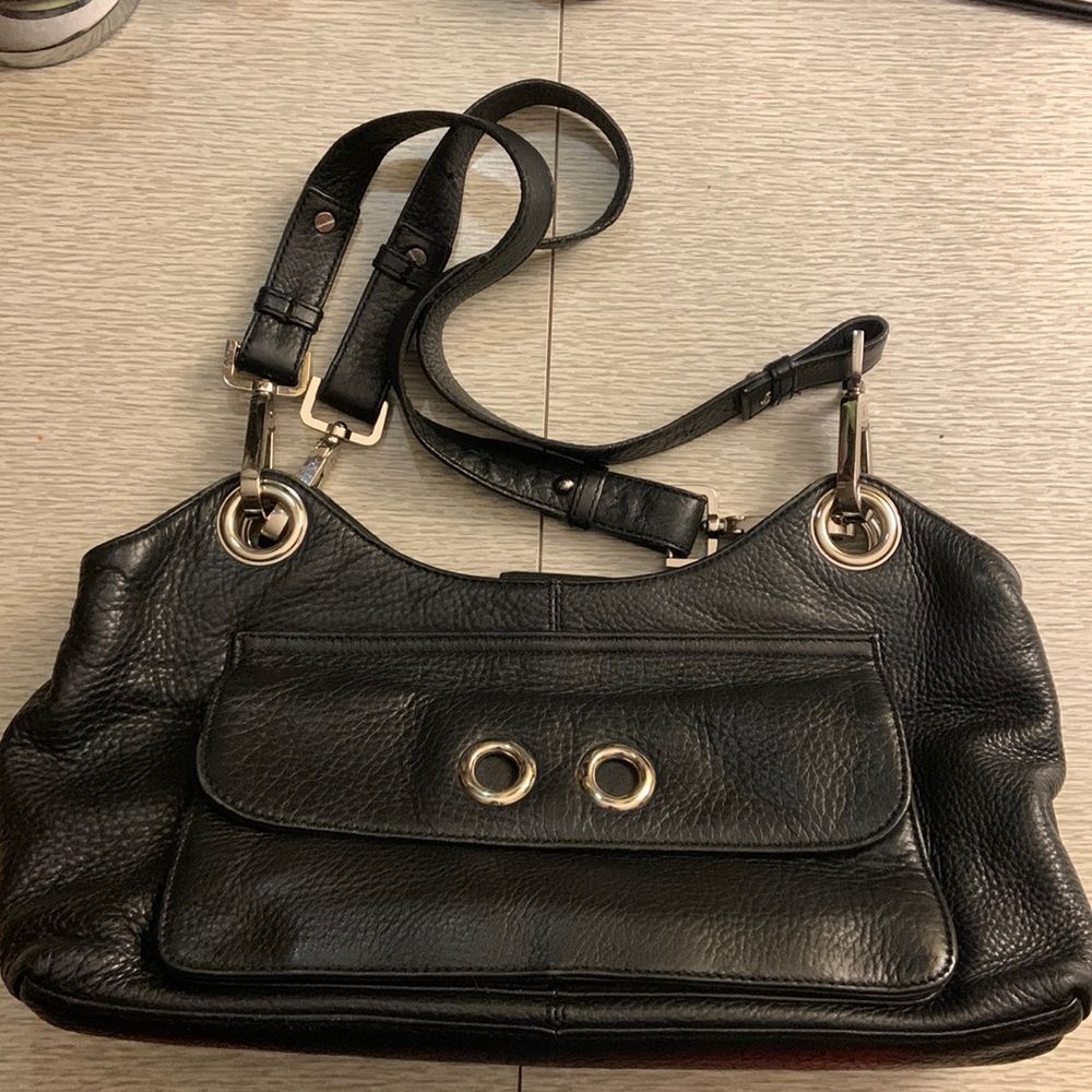 Kate Landry Leather Shoulder Bag good Condition